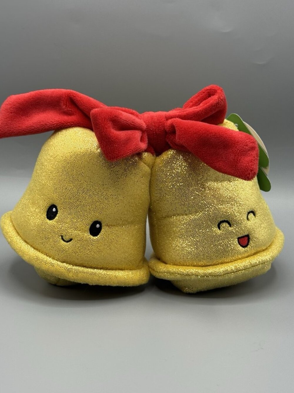Giggle Scape Gold Jingle Bells Plush New